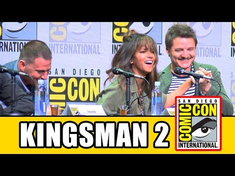 KINGSMAN THE GOLDEN CIRCLE Comic Con - Taron Egerton, Halle Berry, Channing Tatum - UCS5C4dC1Vc3EzgeDO-Wu3Mg