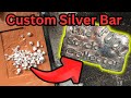 Watch Me Make A Custom Silver Bar For A Special YouTuber !