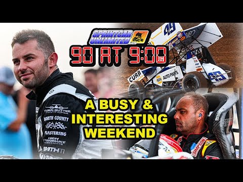 SprintCarUnlimited 90 at 9 for Friday, September 12th: Storylines to follow over a busy weekend - dirt track racing video image