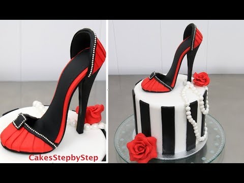 SHOE CAKE - How To Make a High Heel Stiletto Shoe by Cakes StepbyStep - UCjA7GKp_yxbtw896DCpLHmQ