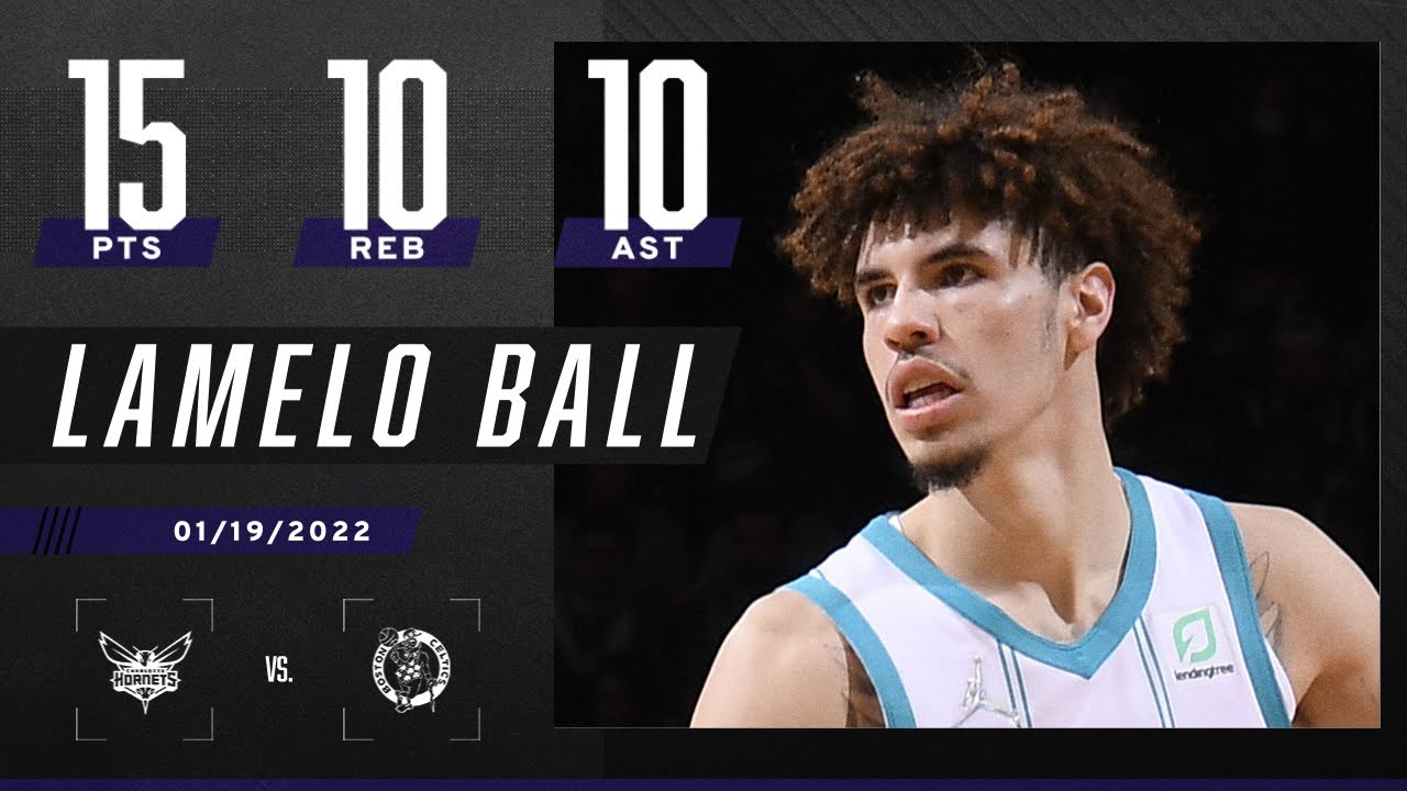 LaMelo Ball nearly drops triple-double in Hornets’ W over Celtics