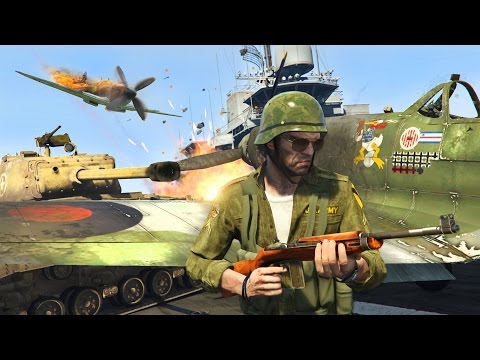 GTA 5 Real Life Military Mod - NEW World War 2 Tanks, Planes & Weapons Mod!! (GTA 5 Mods Gameplay) - UC2wKfjlioOCLP4xQMOWNcgg