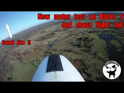 Bixler 2 new motor test, and FPV chase flight fail - with commentary - UCcrr5rcI6WVv7uxAkGej9_g