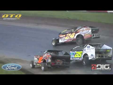 Airborne Park Speedway | Modified Feature Highlights | 7/18/24 - dirt track racing video image