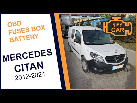 mercedes citan cigarette lighter fuse Where are the fuses located in the Mercedes Citan? (With video)