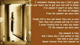 Beth Nielsen Chapman - The Moment You Were Mine ( + lyrics 1993)