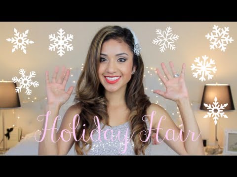 Quick and Easy Glam Holiday Hair - UCo5zIpjl2OQkYatd8R0bDaw