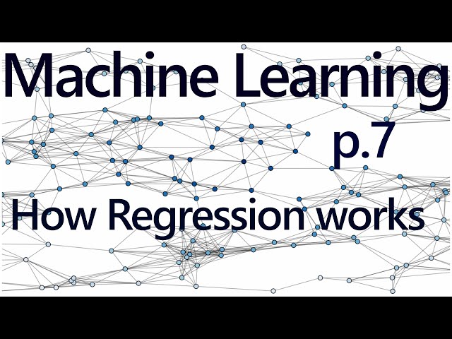 A Machine Learning Regression Example