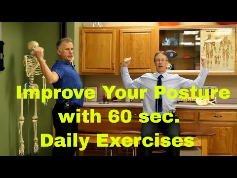 Improve Your Posture Greatly with 60 Sec. Daily Exercises-No Equipment - UCmTe0LsfEbpkDpgrxKAWbRA