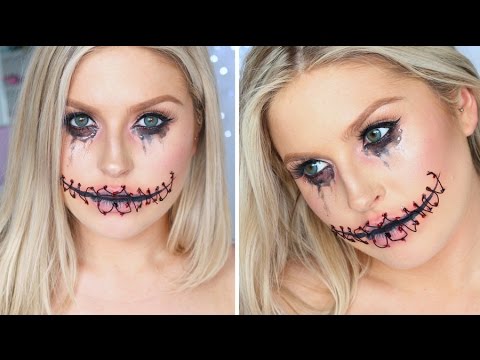 Easy Halloween Stitched Up Mouth ♡ Using Only Makeup! - UCMpOz2KEfkSdd5JeIJh_fxw