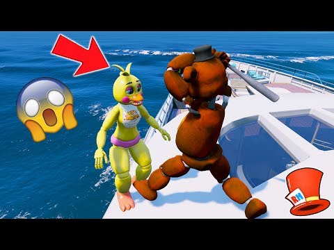 WITHERED FREDDY HITS CHICA OFF THE BOAT! (GTA 5 Mods For Kids FNAF Funny Moments) - UCdZoVLv1XHLLLJTSNcifuDQ