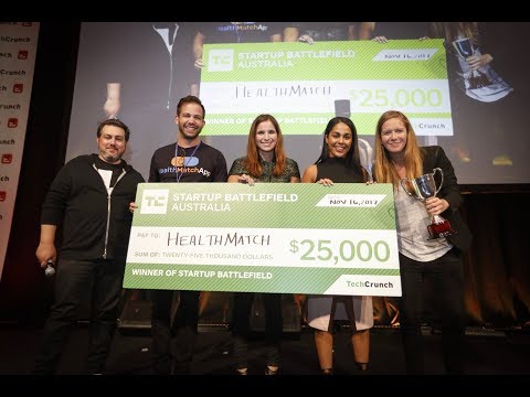 HealthMatch wins Startup Battlefield Australia - UCCjyq_K1Xwfg8Lndy7lKMpA