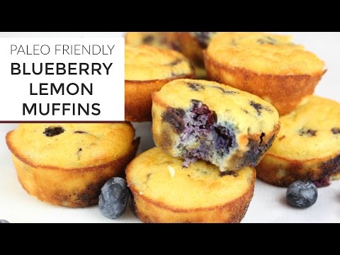 Blueberry Lemon Muffin Recipe | YouTube LIVE | Gluten Free + Paleo - UCj0V0aG4LcdHmdPJ7aTtSCQ