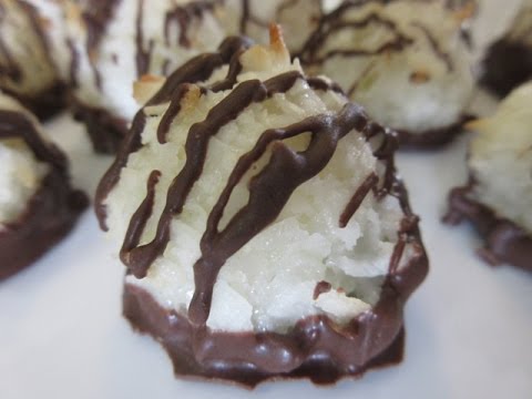 COCONUT MACAROONS - How to make COCONUT COOKIES Recipe