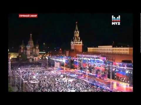 ВАЛЕРИЯ и другие - Гимн России. "Россия молодая" 2011 - UC8ctItMhn_FNS1c301_Q-zA