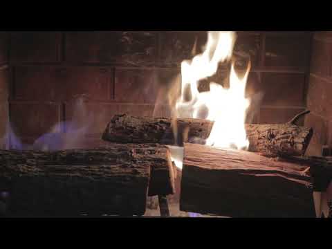 Chris Rea - Driving Home For Christmas - Log Fire Version | Christmas Fireplace