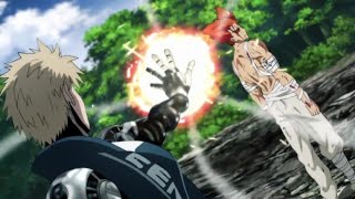 OPM - Garou vs Genos & Bang Full Fight HD English dub / One Punch Man