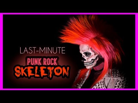 LAST MINUTE SKULL HALLOWEEN MAKEUP TUTORIAL - UCoziFm3M4sHDq1kkx0UwtRw