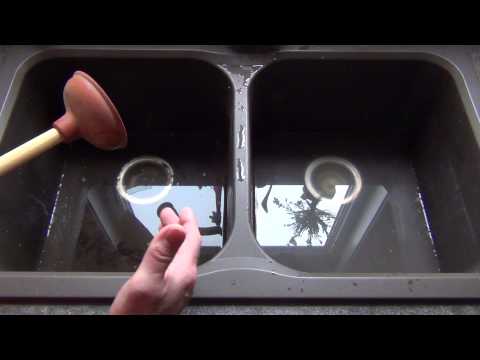 How to unplug your kitchen sink using a plunger! Plumbing Tips! - UCexoctjRbG4r-OFzVj0Y4rg