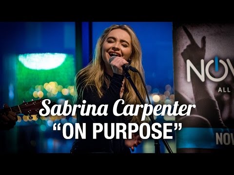 Sabrina Carpenter - On Purpose LIVE acoustic performance