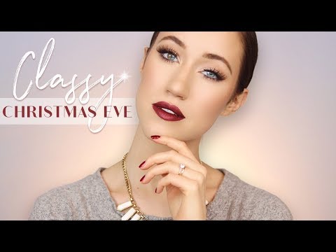 CLASSY CHRISTMAS EVE MAKEUP TUTORIAL | ALLIE GLINES - UCLF42C7y73FKA8ye_5Nn-Kw