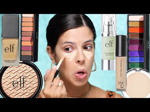 I TRIED A FULL FACE OF NEW ELF MAKEUP | ELF just went off. - UCKMugoa0uHpjUuq14yOpagw