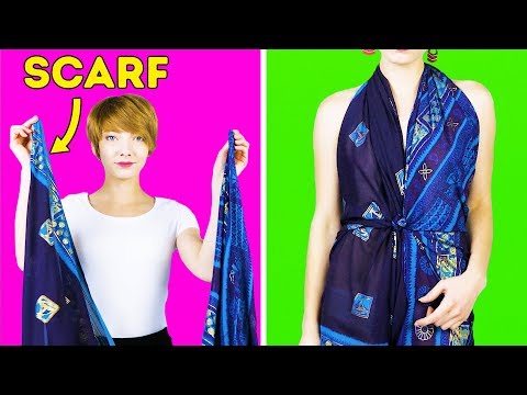 22 NEW INGENIOUS WAYS TO TIE A SCARF - UC295-Dw_tDNtZXFeAPAW6Aw