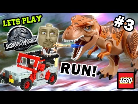 Lets Play LEGO Jurassic World Part 3: RUN FROM THE T-REX!!!! PARK SHUTDOWN! (FGTEEV GAMEPLAY) - UCC-RHF_77zQdKcA75hr5oTQ