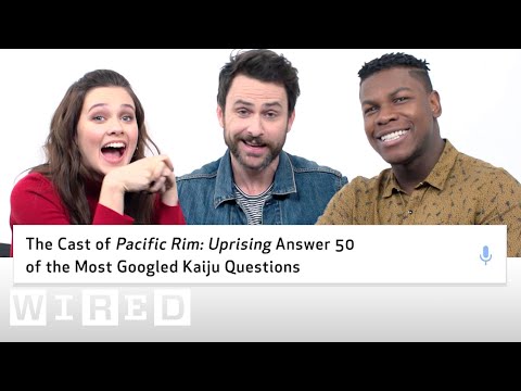 Pacific Rim Uprising Cast Answer 50 of the Most Googled Kaiju Questions | WIRED - UCftwRNsjfRo08xYE31tkiyw