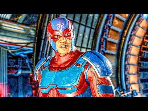 INJUSTICE 2 Atom All Intros Dialogue Character Banter Vs DLC Characters And Premier Skins - UC1bwliGvJogr7cWK0nT2Eag