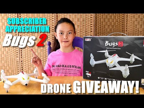 DRONE GIVEAWAY!  MJX Bugs 2C - HD GPS Camera Drone! (Subscriber Appreciation  - UCVQWy-DTLpRqnuA17WZkjRQ