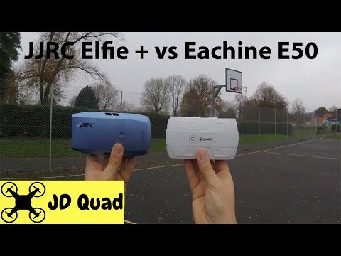 JJRC Elfie + vs Eachine E50 Quadcopter Drone Flight Video - UCPZn10m831tyAY55LIrXYYw