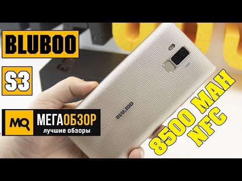 BLUBOO S3 обзор смартфона с NFC и 8500 mAh - UCrIAe-6StIHo6bikT0trNQw