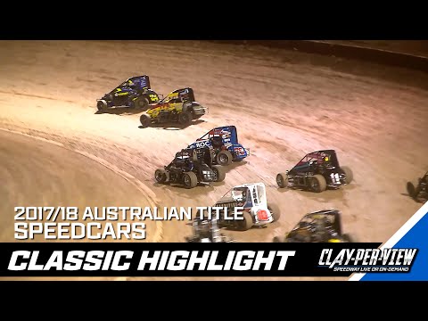 Speedcars | Australian Title 2017/18 - Murray Bridge - 10th Feb 2018 | Clay-Per-View - dirt track racing video image