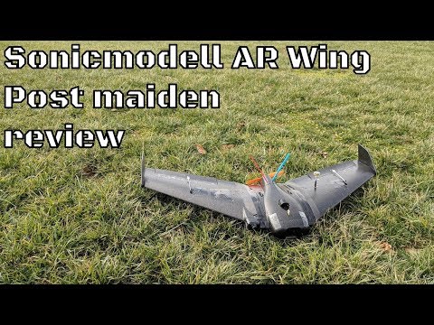 Sonicmodell AR Wing - Post maiden review - UCxpLJwB36ocZ3ap3d2oc82A