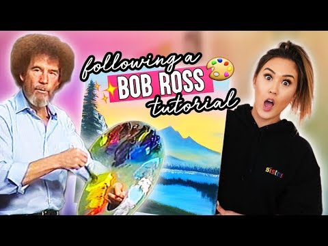 Following A Bob Ross Painting Tutorial - UCap97Ue8K_BpKlrvQRYd6JA