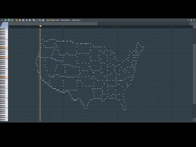 The Rock Music Map of the United States