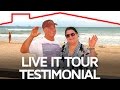 Live it Tour Testimonial  Thomas & Donna