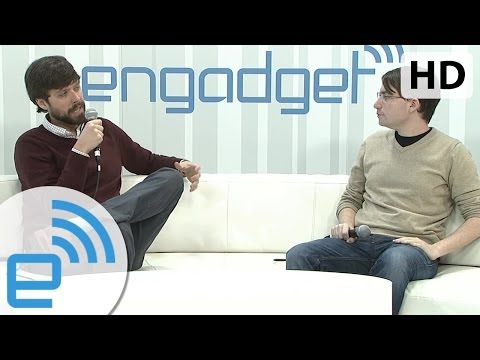 Leap Motion CEO Michael Buckwald at CES 2014 | Engadget - UC-6OW5aJYBFM33zXQlBKPNA