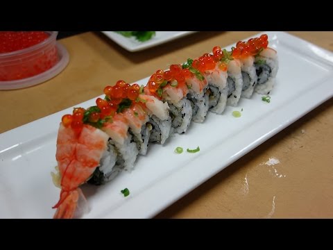 Uni Tempura Monster Roll - How To Make Sushi Series - UCbULqc7U1mCHiVSCIkwEpxw