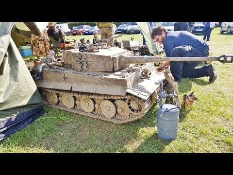 GIANT 1/6 SCALE RC TANKS - SOUTHERN HEADCORN MODEL SHOW - 2017 - UCMQ5IpqQ9PoRKKJI2HkUxEw