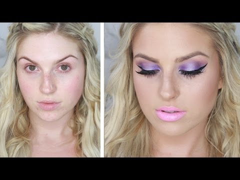 Purple New Years Glam! ♡ Bright Party Makeup - UCMpOz2KEfkSdd5JeIJh_fxw