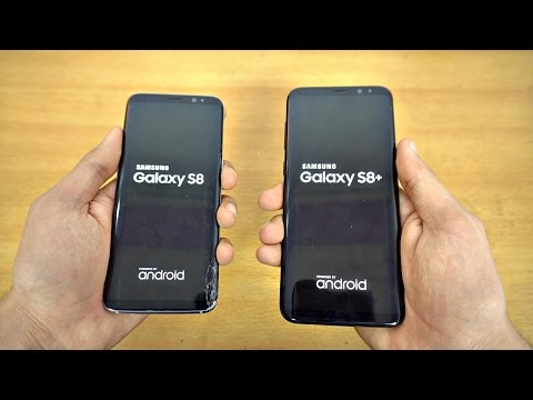 Samsung Galaxy S8 vs S8 Plus - Speed Test! (4K) - UCTqMx8l2TtdZ7_1A40qrFiQ