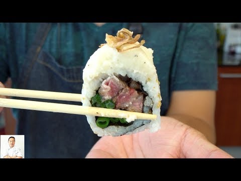 Steak and Potato Sushi Roll | DIY Supermarket Ingredients - UCbULqc7U1mCHiVSCIkwEpxw