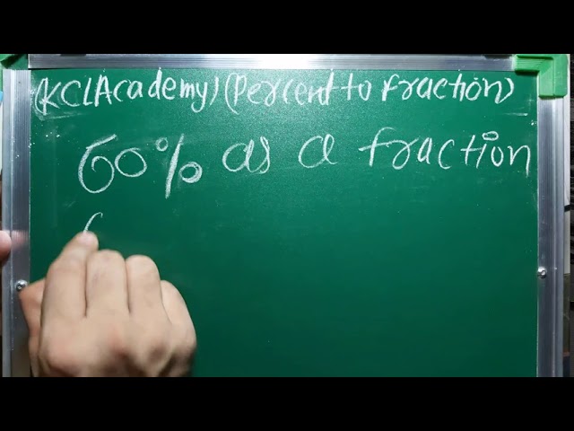 What is 60 as a Fraction?