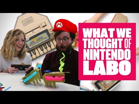 We played Nintendo Labo - CARDBOARD ROBOT FIGHT - UCciKycgzURdymx-GRSY2_dA