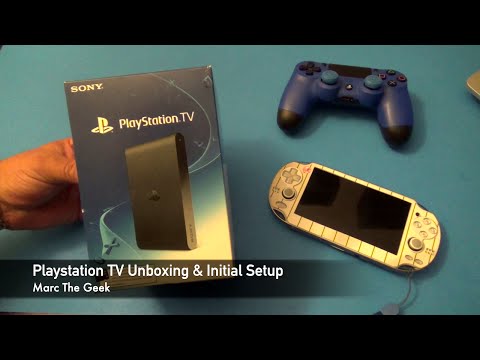 Playstation TV Unboxing & Initial Setup - UCbFOdwZujd9QCqNwiGrc8nQ