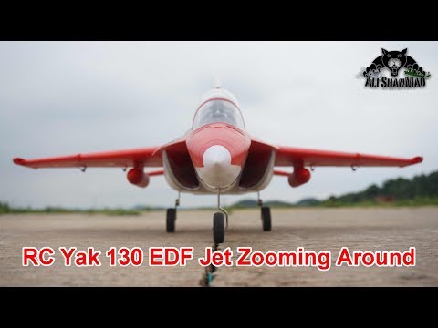 RC Yak 130 EDF Jet Zooming Around RC Airport - UCsFctXdFnbeoKpLefdEloEQ