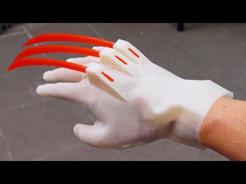 AWESOME 3D PRINTED WOLVERINE GLOVE!!! - UC873OURVczg_utAk8dXx_Uw