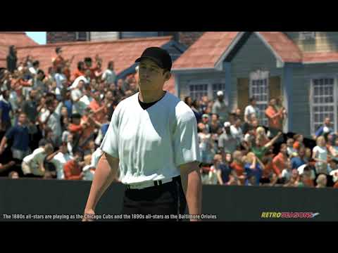 MLB 19th Century Baseball All Star Game - 1880s vs 1890s Simulation video clip